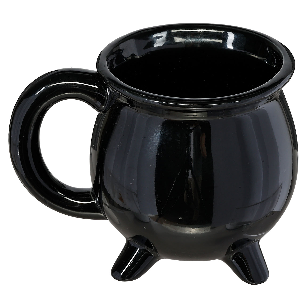 OotB Keramikbecher Hexenkessel mit Zauber-Farbwechsel-Effekt 350 ml schwarz Bild 2