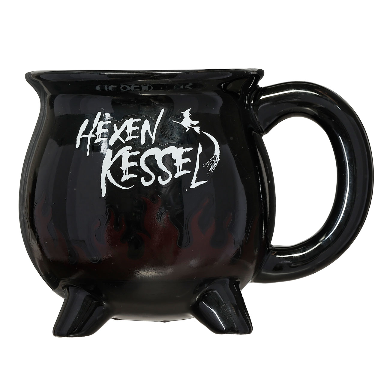 OotB Keramikbecher Hexenkessel mit Zauber-Farbwechsel-Effekt 350 ml schwarz Bild 4