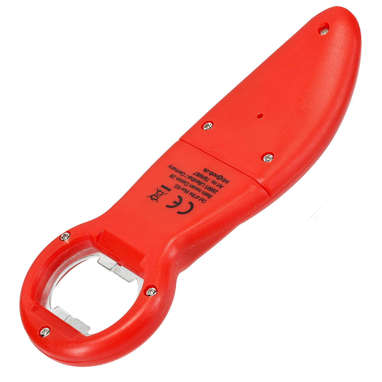 Flaschen�ffner mit digitalem Z�hlwerk Bierz�hler inkl. Batterie ca. 14 cm rot Bild 5