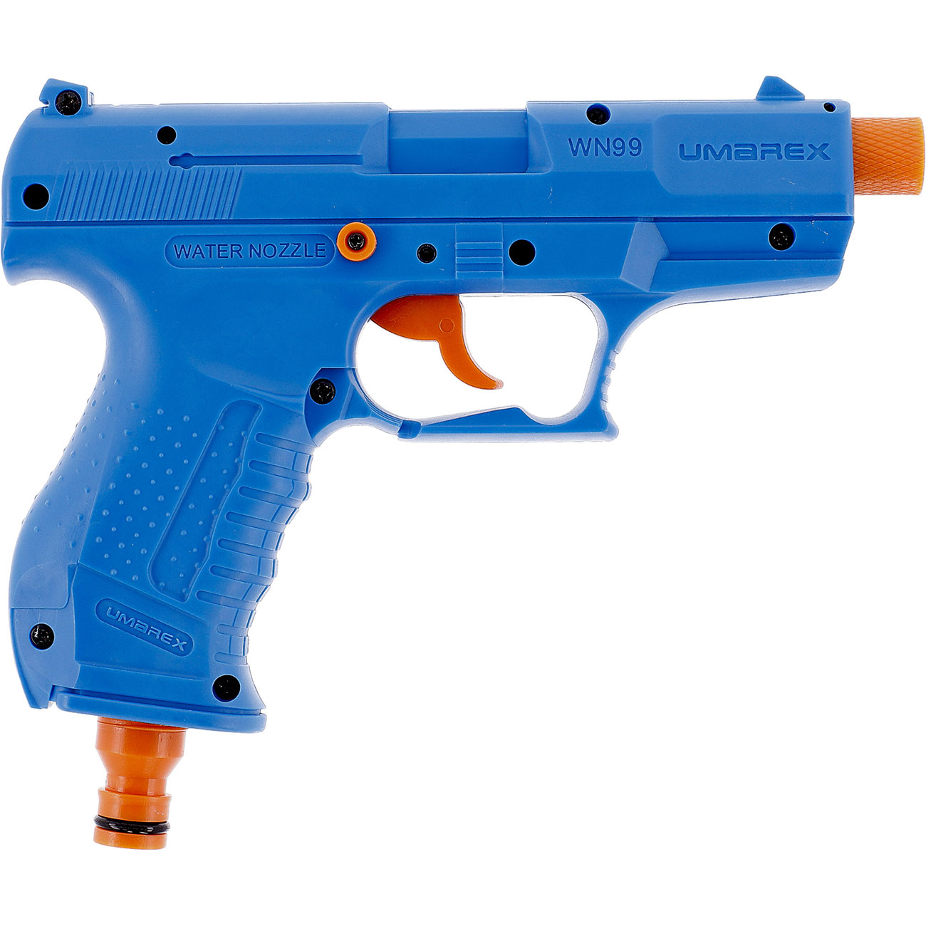 Umarex WN99 Wasserschlauchpistole f�r Gartenschlauch m. Standardkupplung blau / orange Bild 8