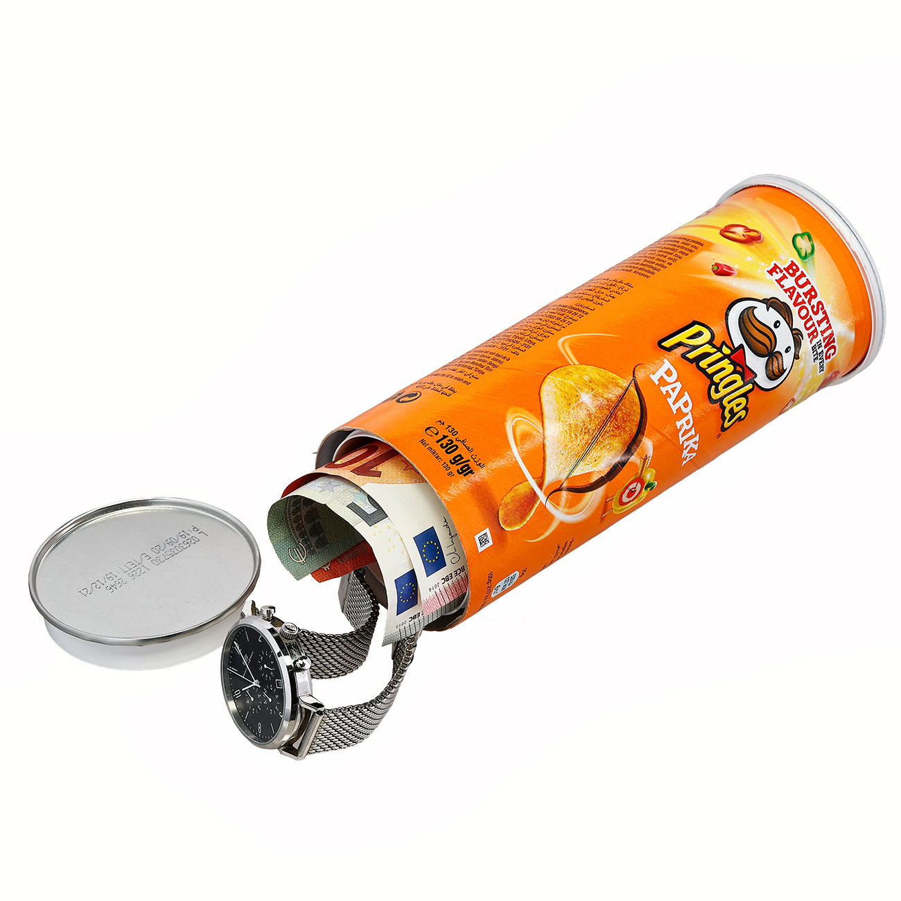 Dosentresor Pringles Chips Paprika Geldversteck