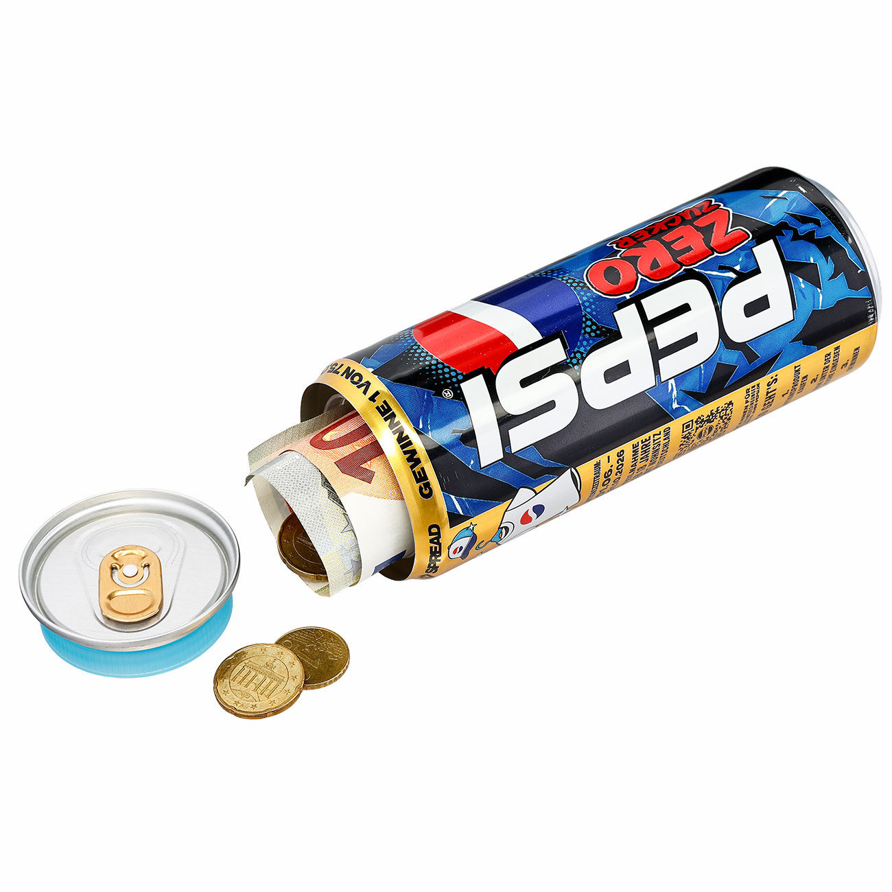 Dosentresor Pepsi Zero Zucker Getr�nkedose Geldversteck