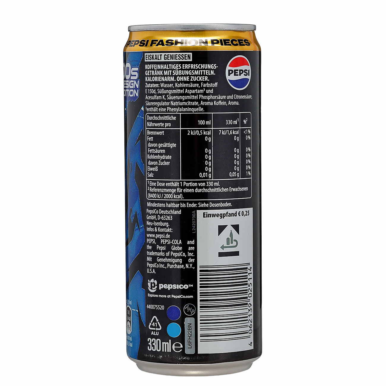 Dosentresor Pepsi Zero Zucker Getr�nkedose Geldversteck Bild 3
