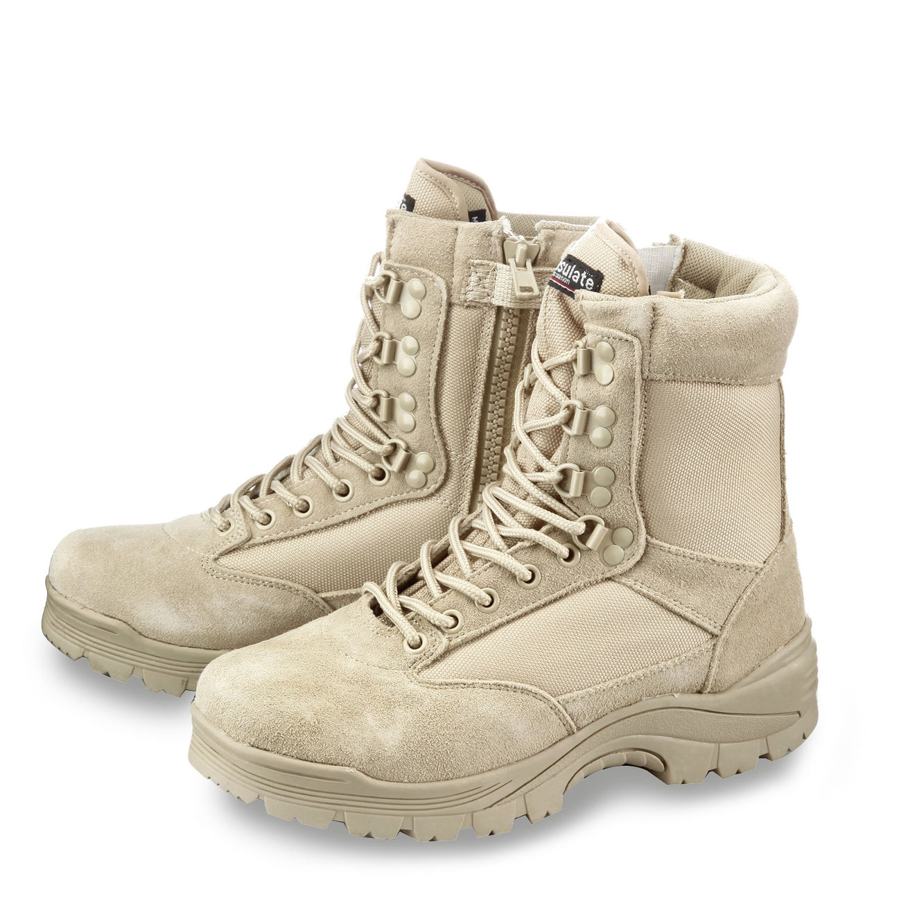 MilTec Tactical SWAT Boots mit YKKZipper, khaki Kotte & Zeller