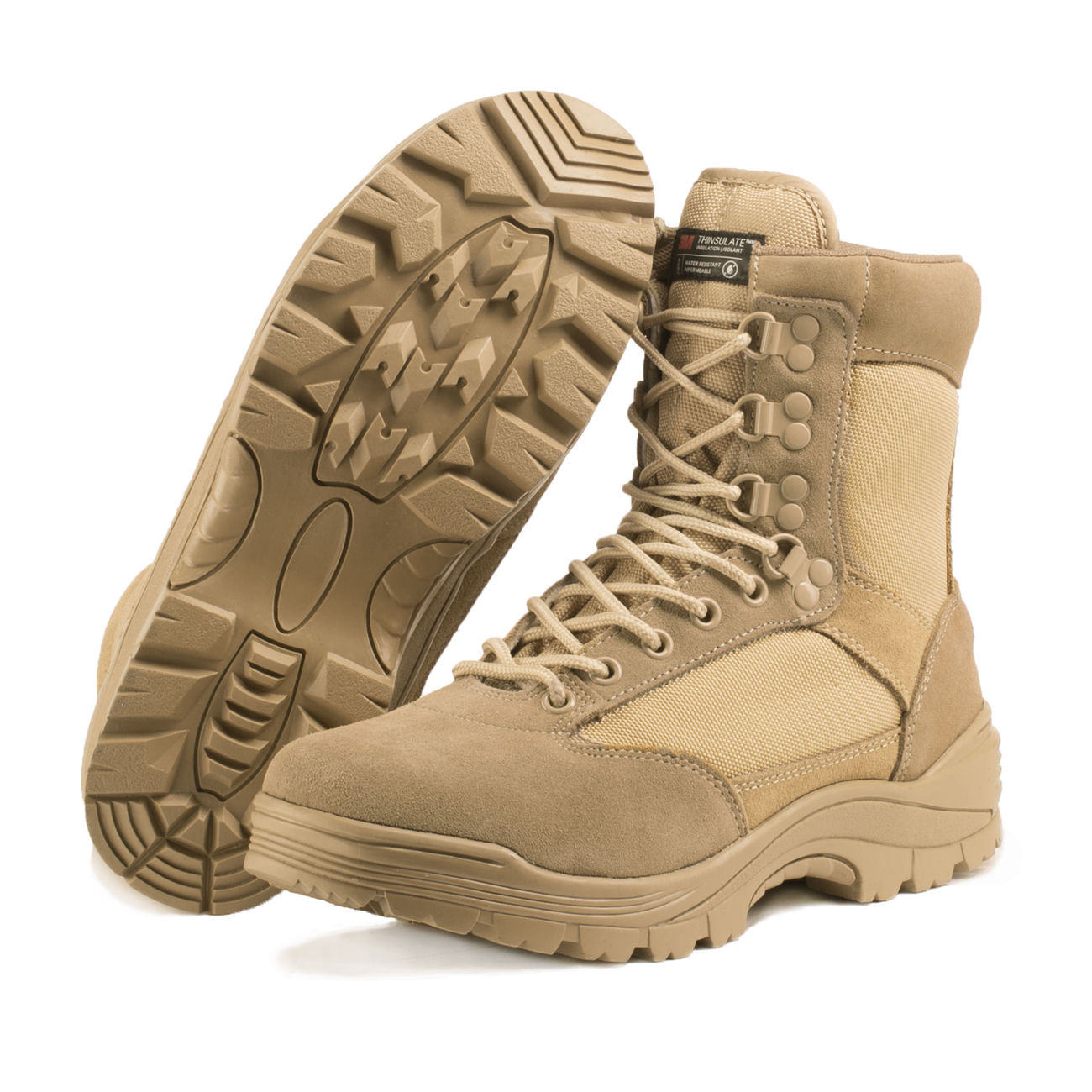 Mil-Tec Tactical SWAT Boots mit YKK-Zipper, khaki Bild 1