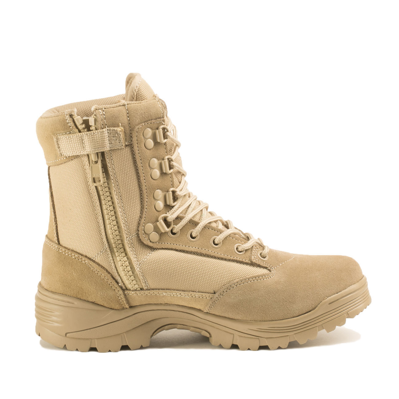 Mil-Tec Tactical SWAT Boots mit YKK-Zipper, khaki Bild 2