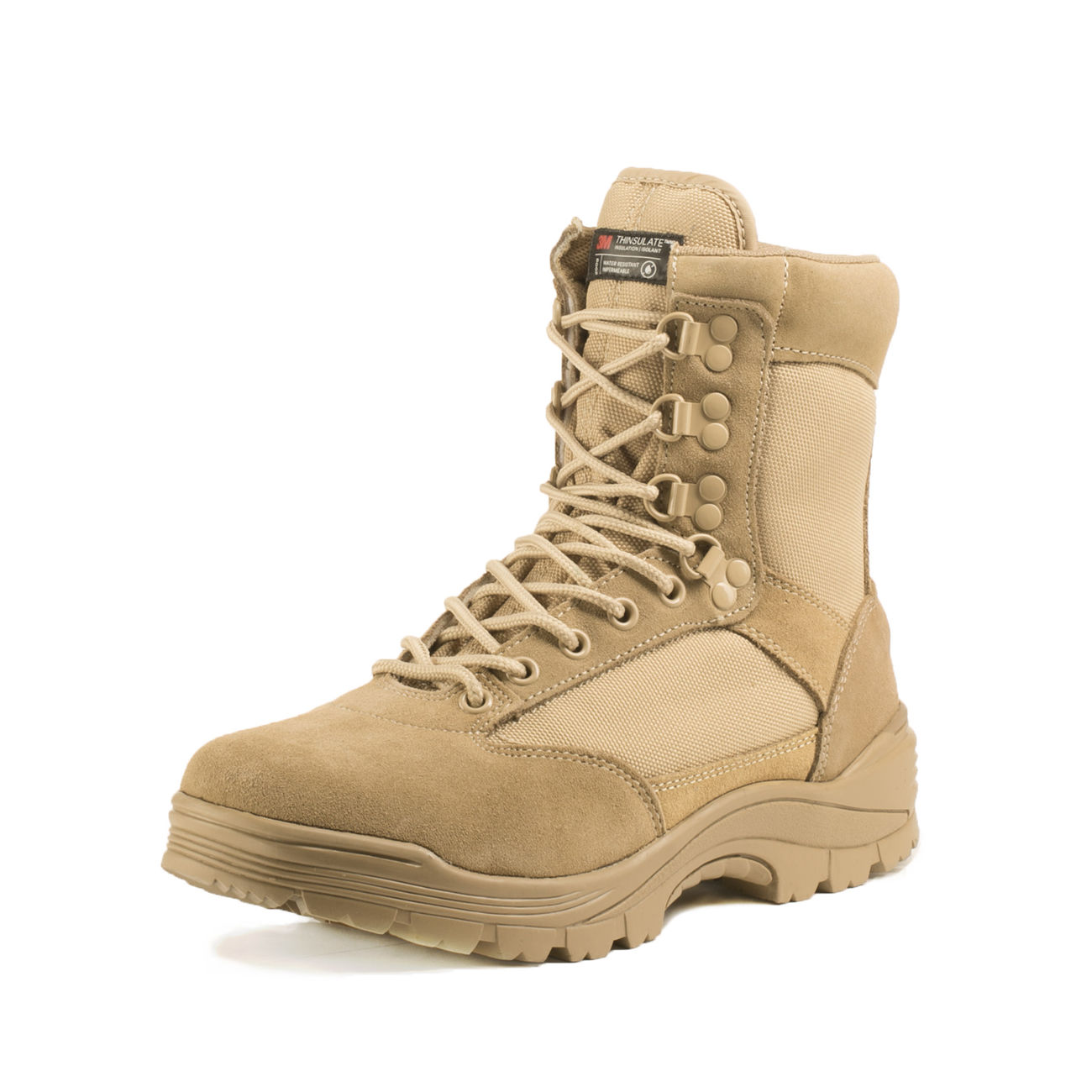 Mil-Tec Tactical SWAT Boots mit YKK-Zipper, khaki Bild 6