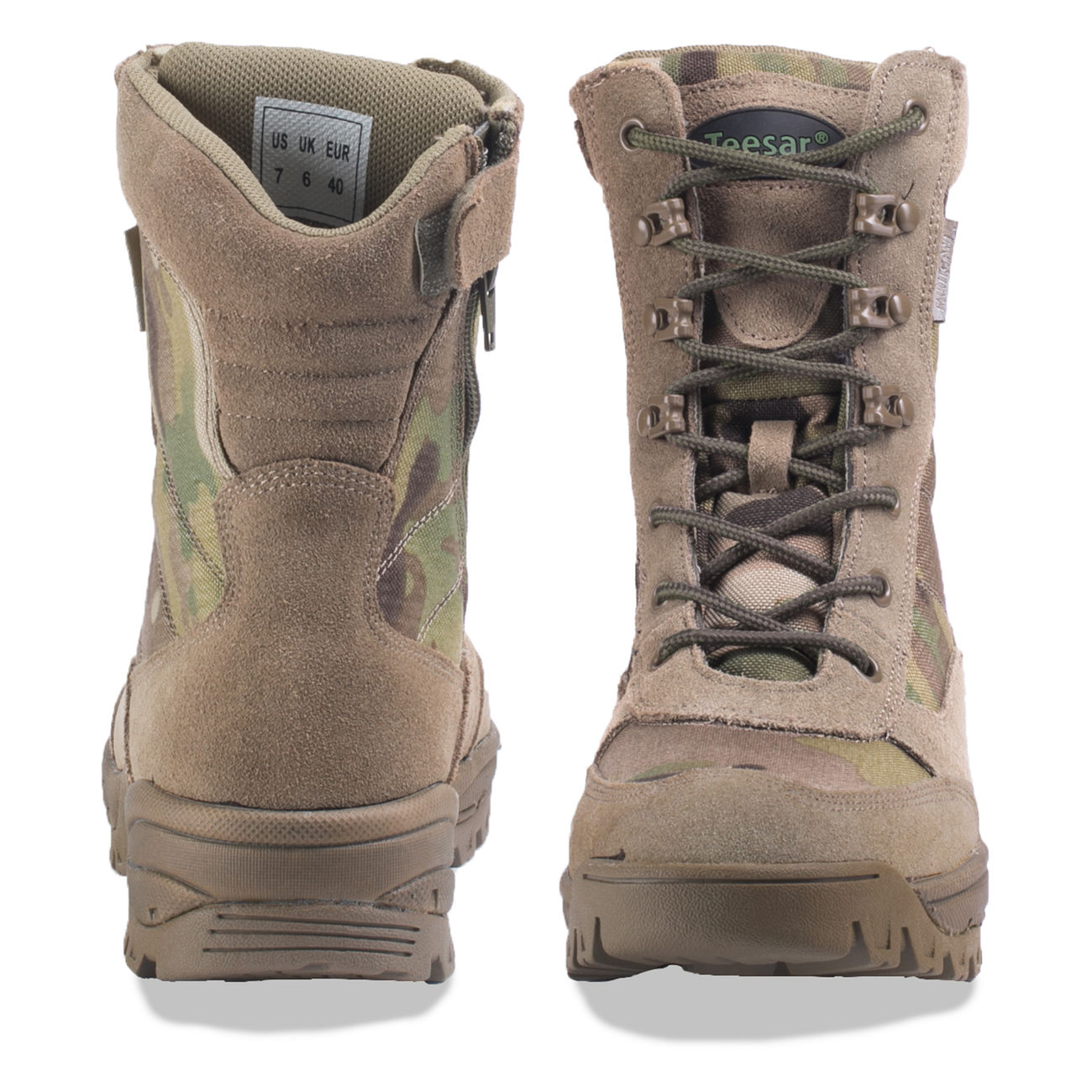 Mil-Tec Tactical Boots mit YKK-Zipper multicam Bild 3