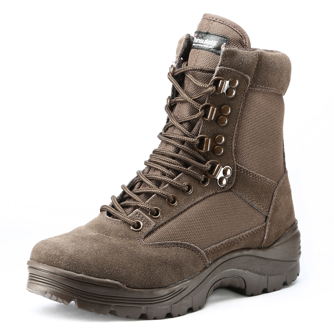 Mil-Tec Stiefel Tactical Boots YKK-Zipper braun Bild 1