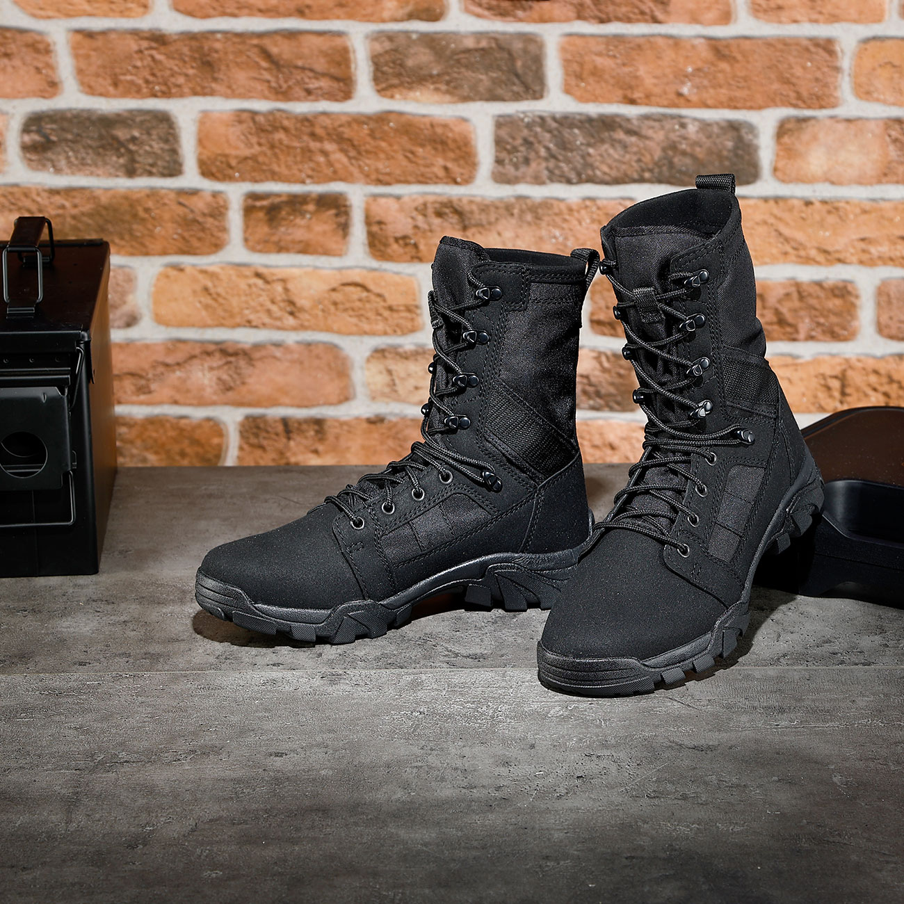 Brandit Allroundstiefel Defense Boot 9-Loch schwarz Bild 1