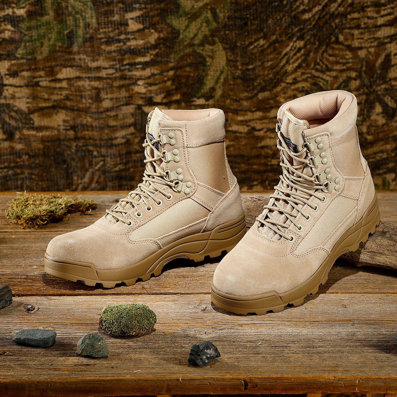 Brandit Stiefel Tactical Boots 9-eye camel Bild 1