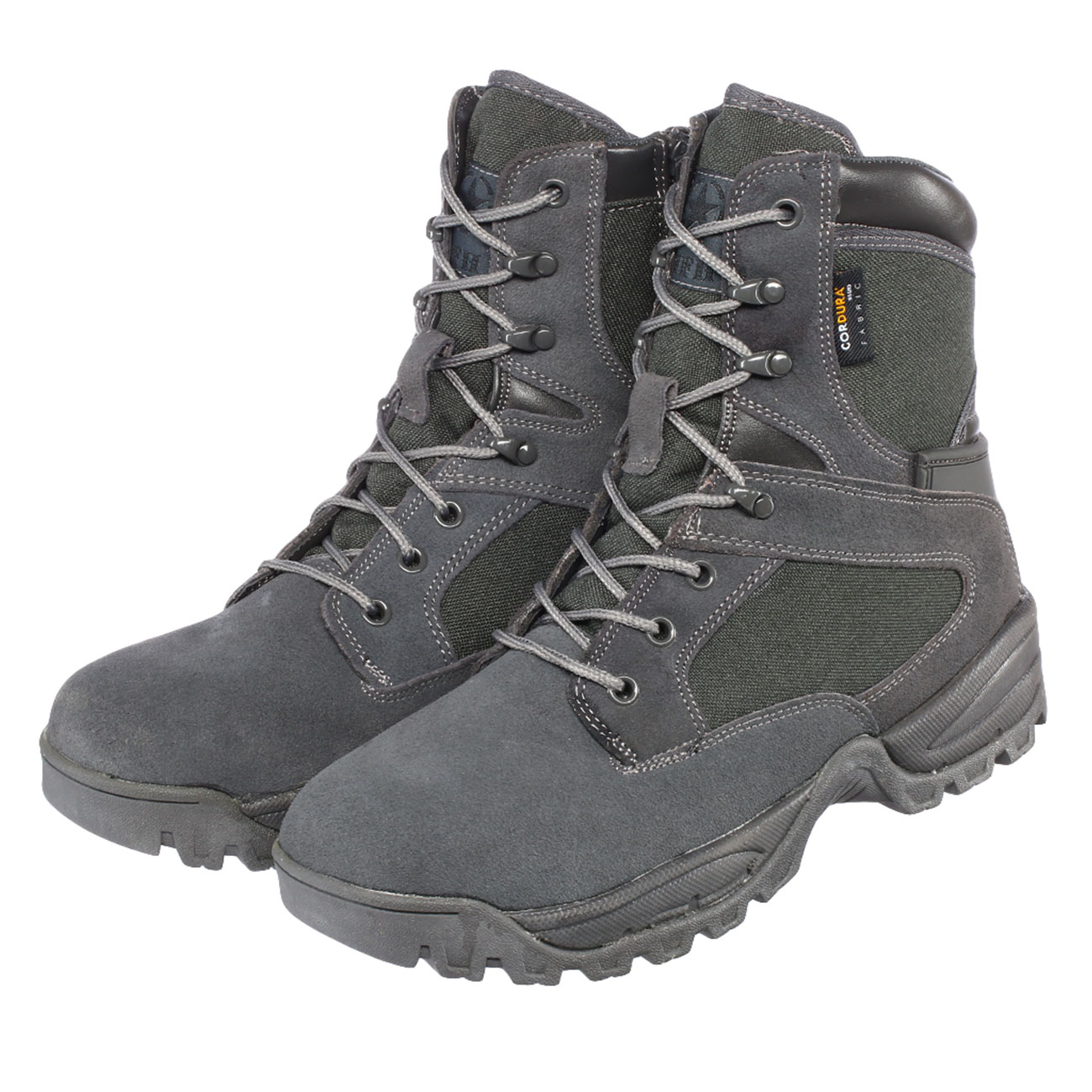 MFH Einsatzstiefel Mission Side Zip Cordura urban grau Bild 1