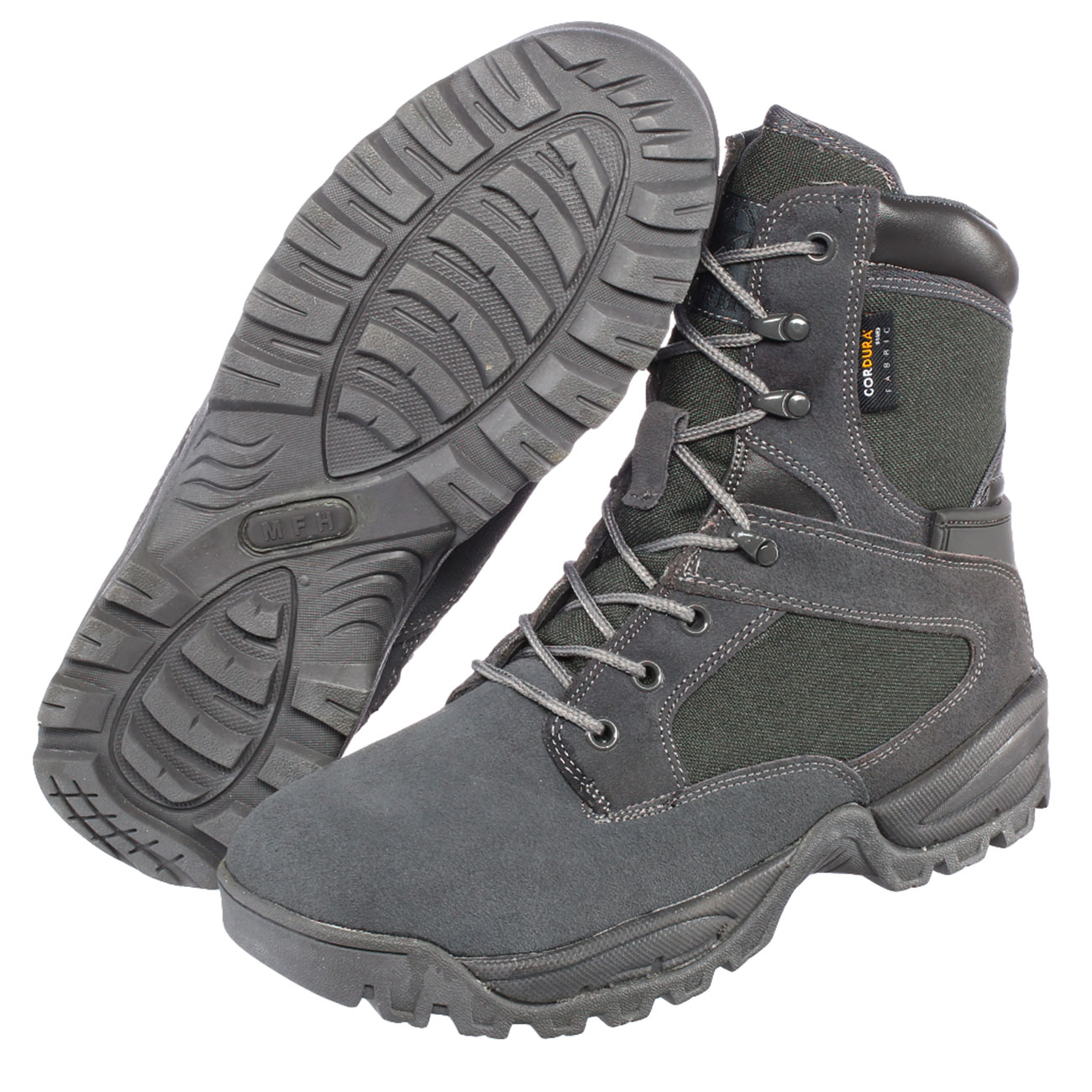 MFH Einsatzstiefel Mission Side Zip Cordura urban grau Bild 3