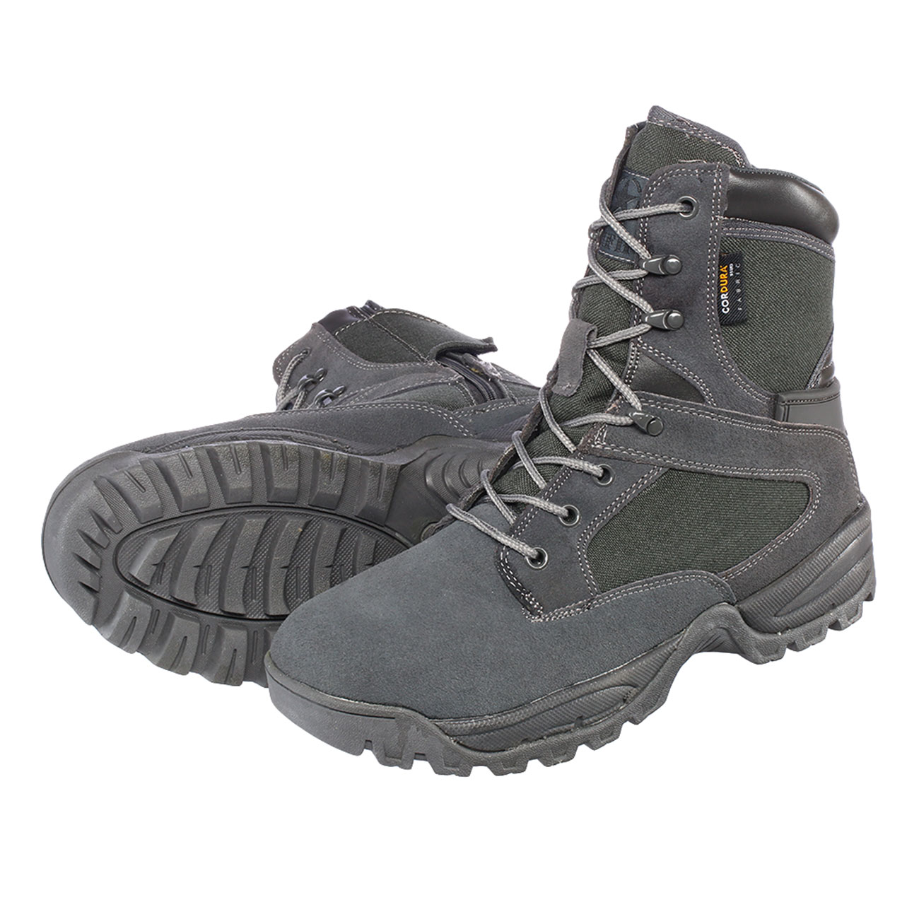 MFH Einsatzstiefel Mission Side Zip Cordura urban grau Bild 4