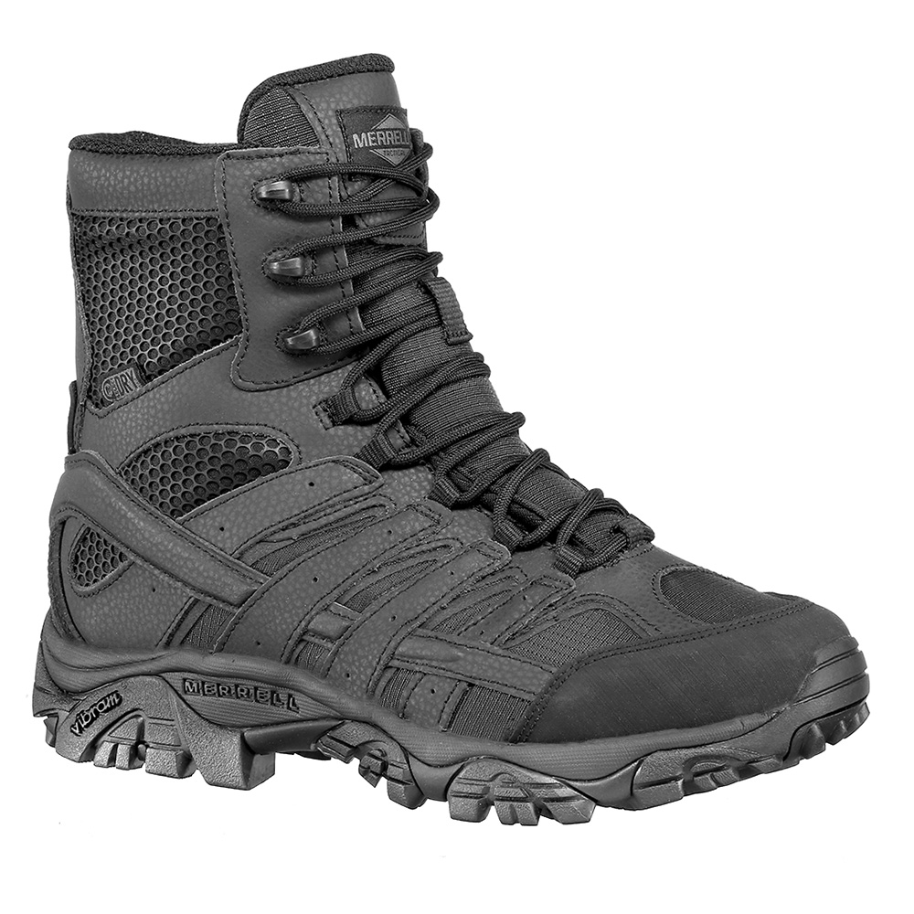 Black merrell boots deals