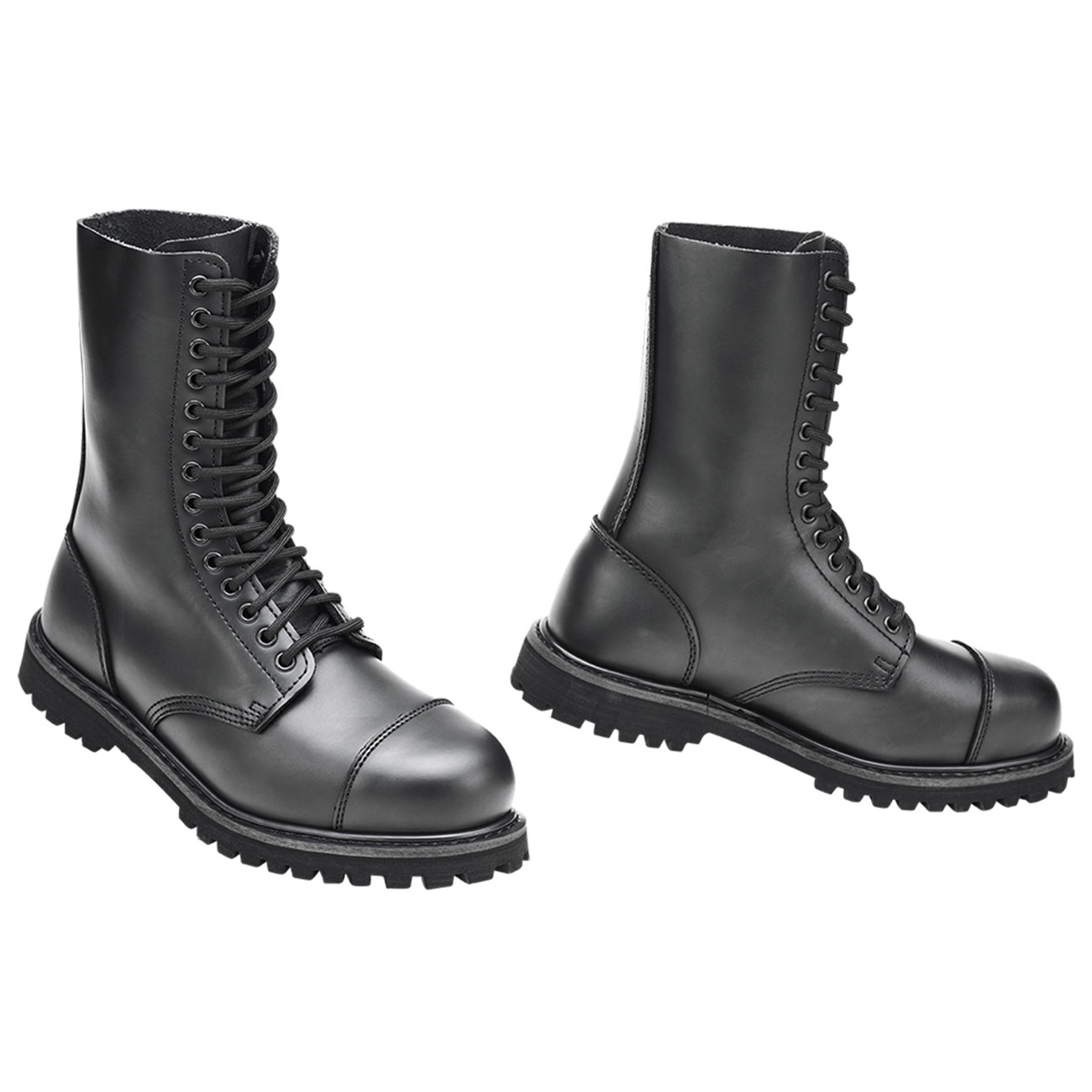Brandit Springerstiefel Vegantom 14 Eyelet schwarz mit Stahlkappe