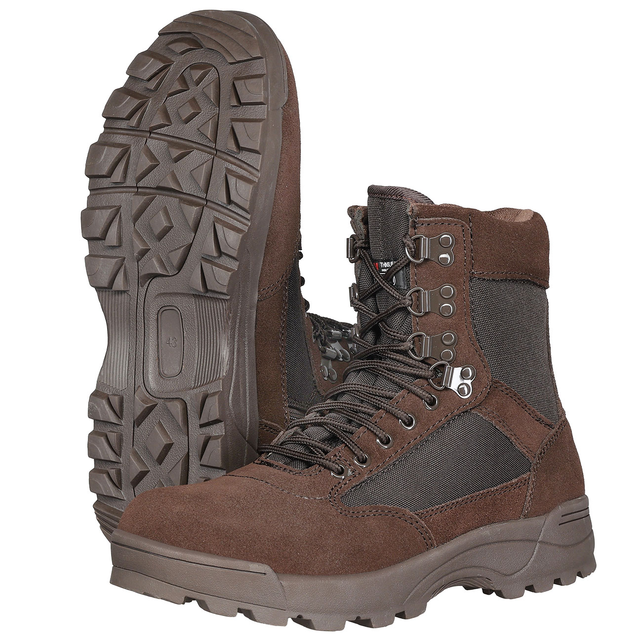 Brandit Stiefel Tactical Boot Zipper braun Bild 5