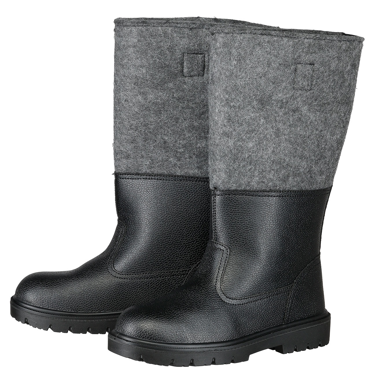 Brandit Knobelbecher Filz Winterstiefel gefttert schwarz-anthrazit Bild 2