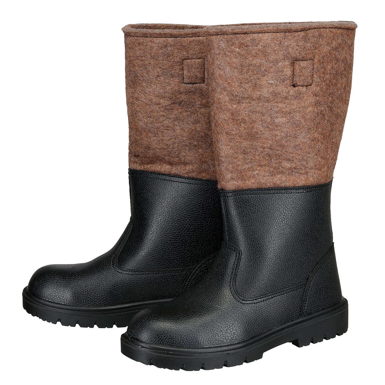 Brandit Knobelbecher Filz Winterstiefel gefttert schwarz-braun Bild 2