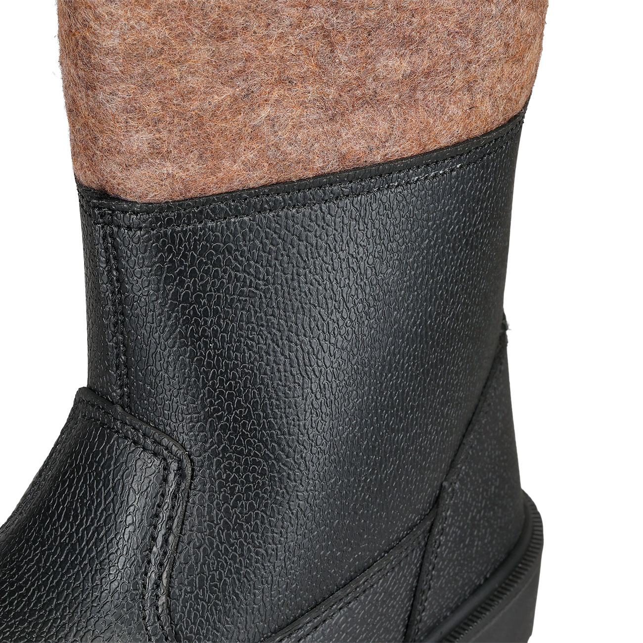 Brandit Knobelbecher Filz Winterstiefel gefttert schwarz-braun Bild 9