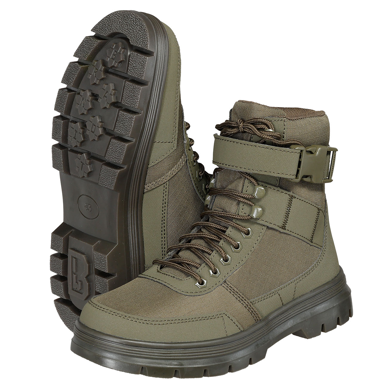 Brandit Stiefel Tactical Boot Buckle 8-eye oliv Bild 5
