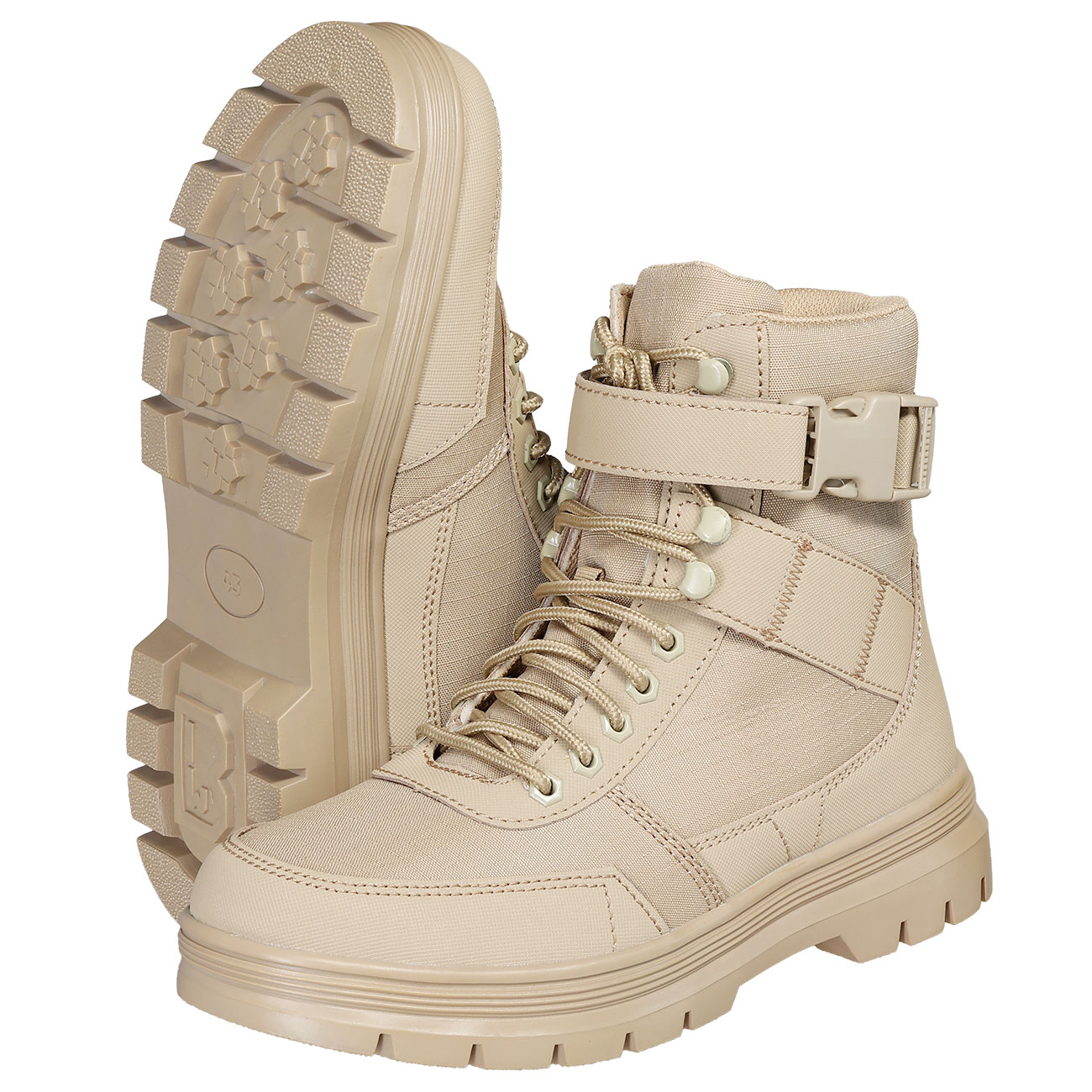 Brandit Stiefel Tactical Boot Buckle 8-eye camel Bild 5