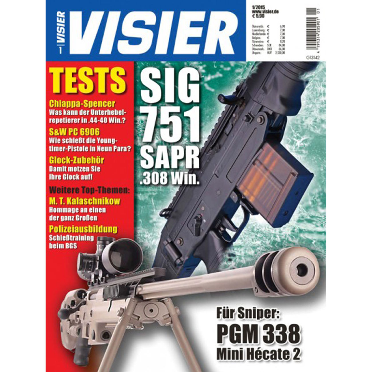 Visier - Das internationale Waffenmagazin 01/2015