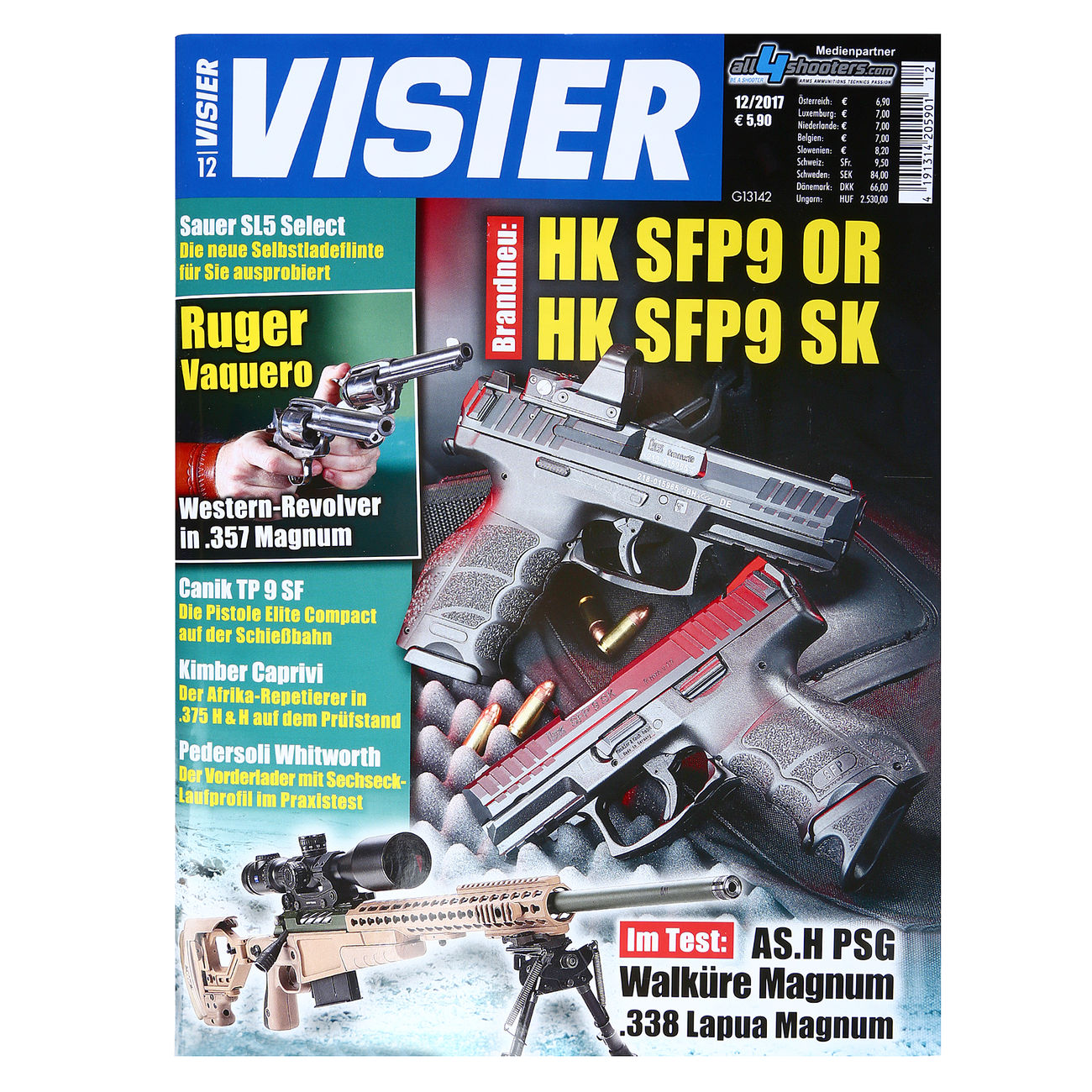 Visier - Das internationale Waffenmagazin 12/2017