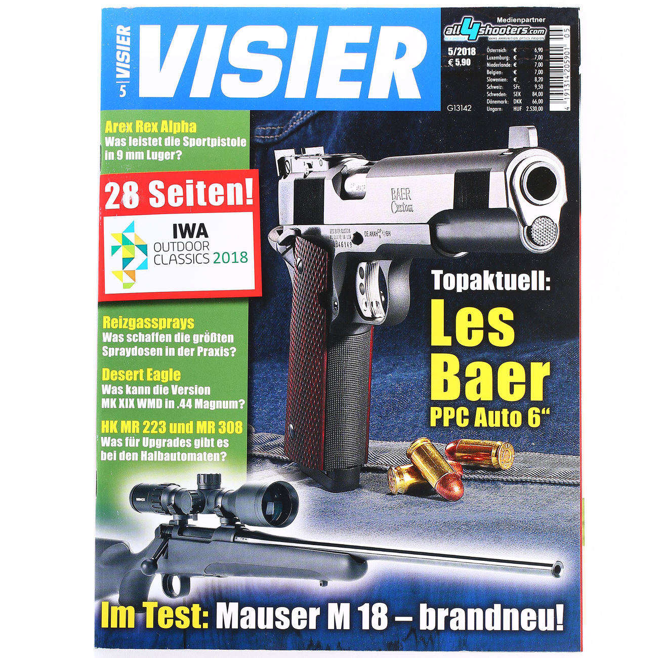 Visier - Das internationale Waffenmagazin 05/2018