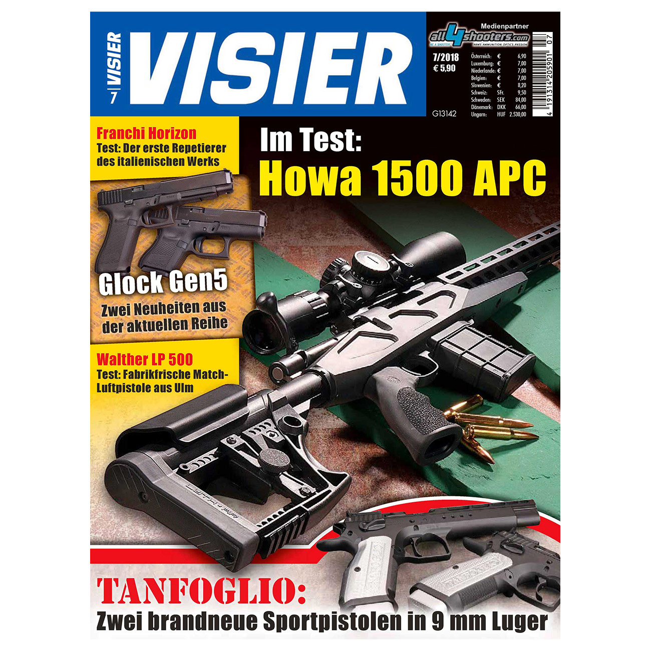 Visier - Das internationale Waffenmagazin 07/2018