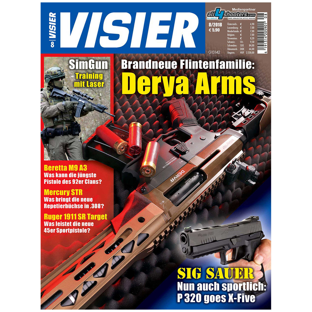 Visier - Das internationale Waffenmagazin 08/2018