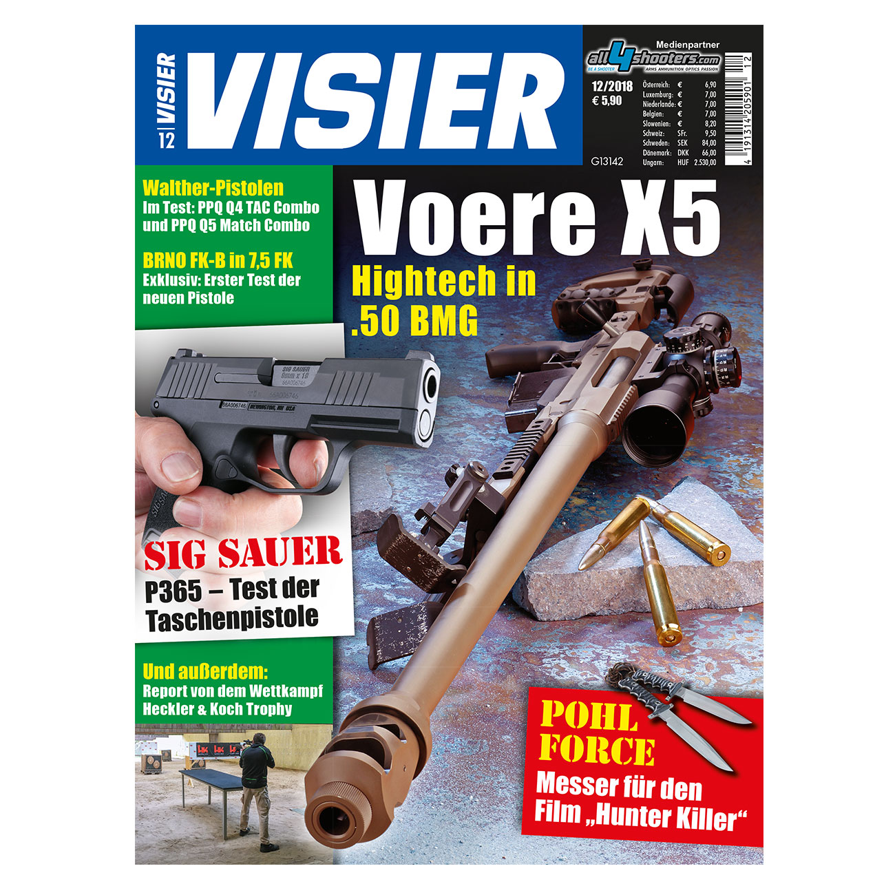 Visier - Das internationale Waffenmagazin 12/2018