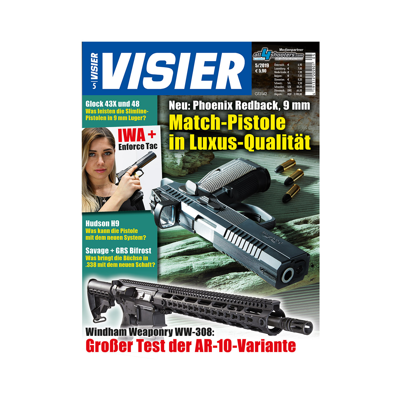 Visier - Match-Pistole in Luxus-Qualität 05/2019