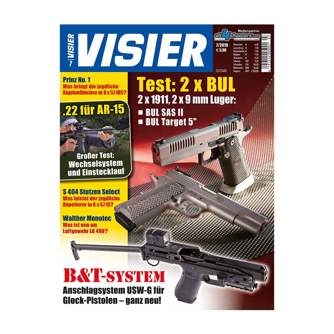 Visier - Test: 2 x BUL 07/2019