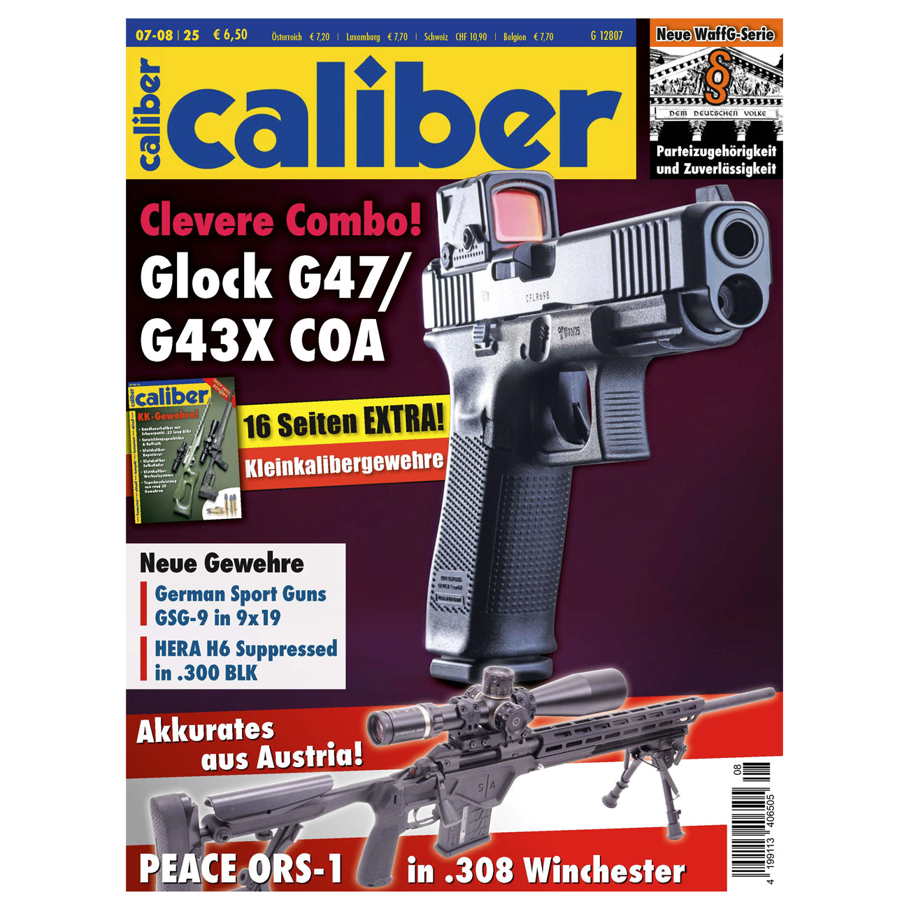 Zeitschrift Caliber 07+08 2025