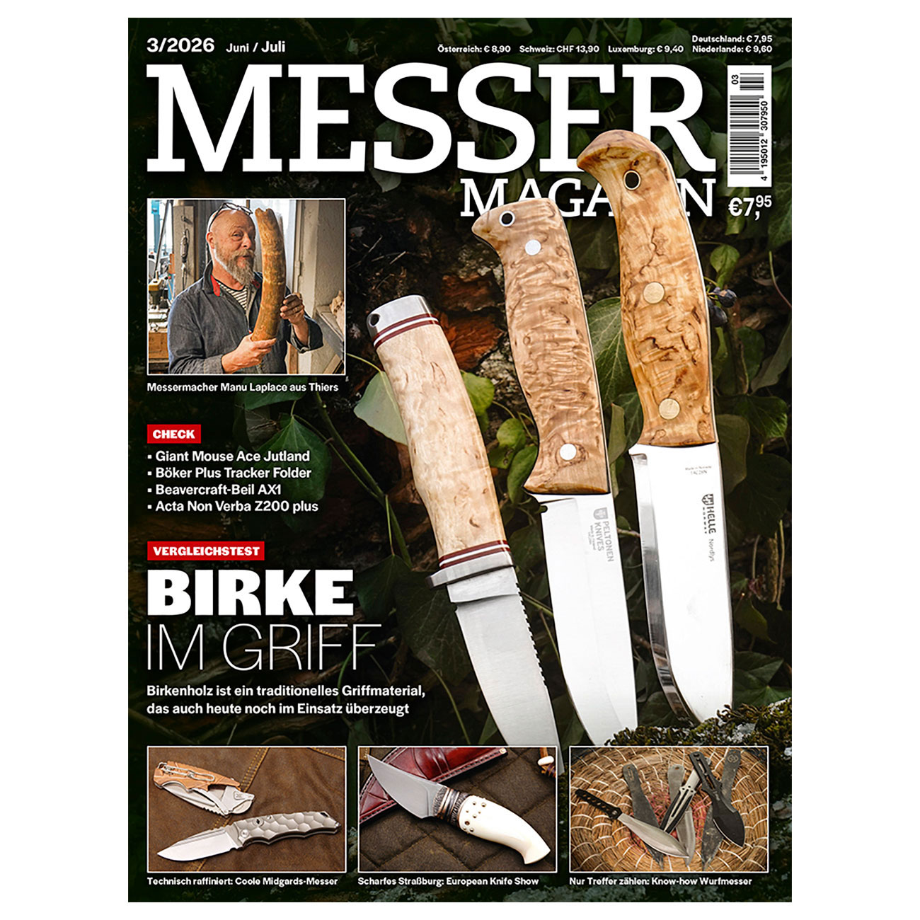 Zeitschrift Messer Magazin 3/2026 Juni/Juli