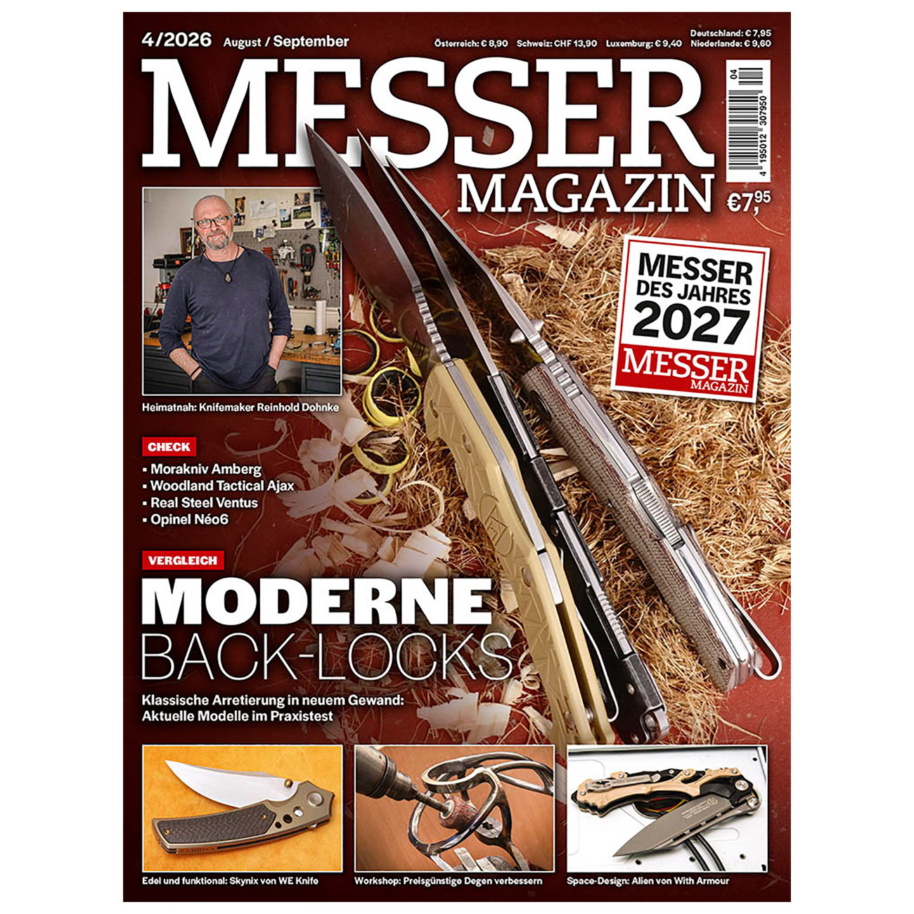 Zeitschrift Messer Magazin 4/2026 August/September