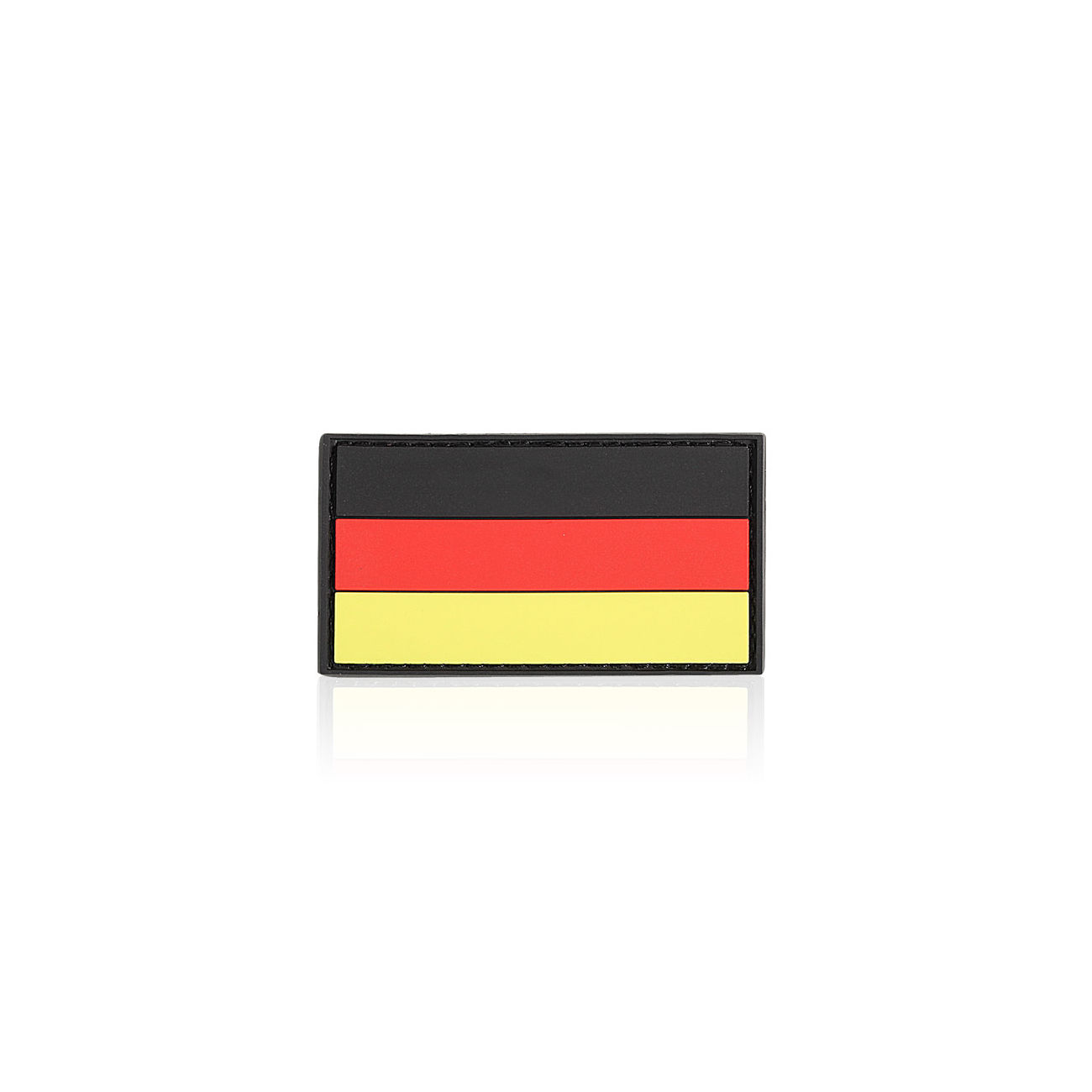 3D Rubber Patch mit Klettflche Deutschlandflagge fullcolor