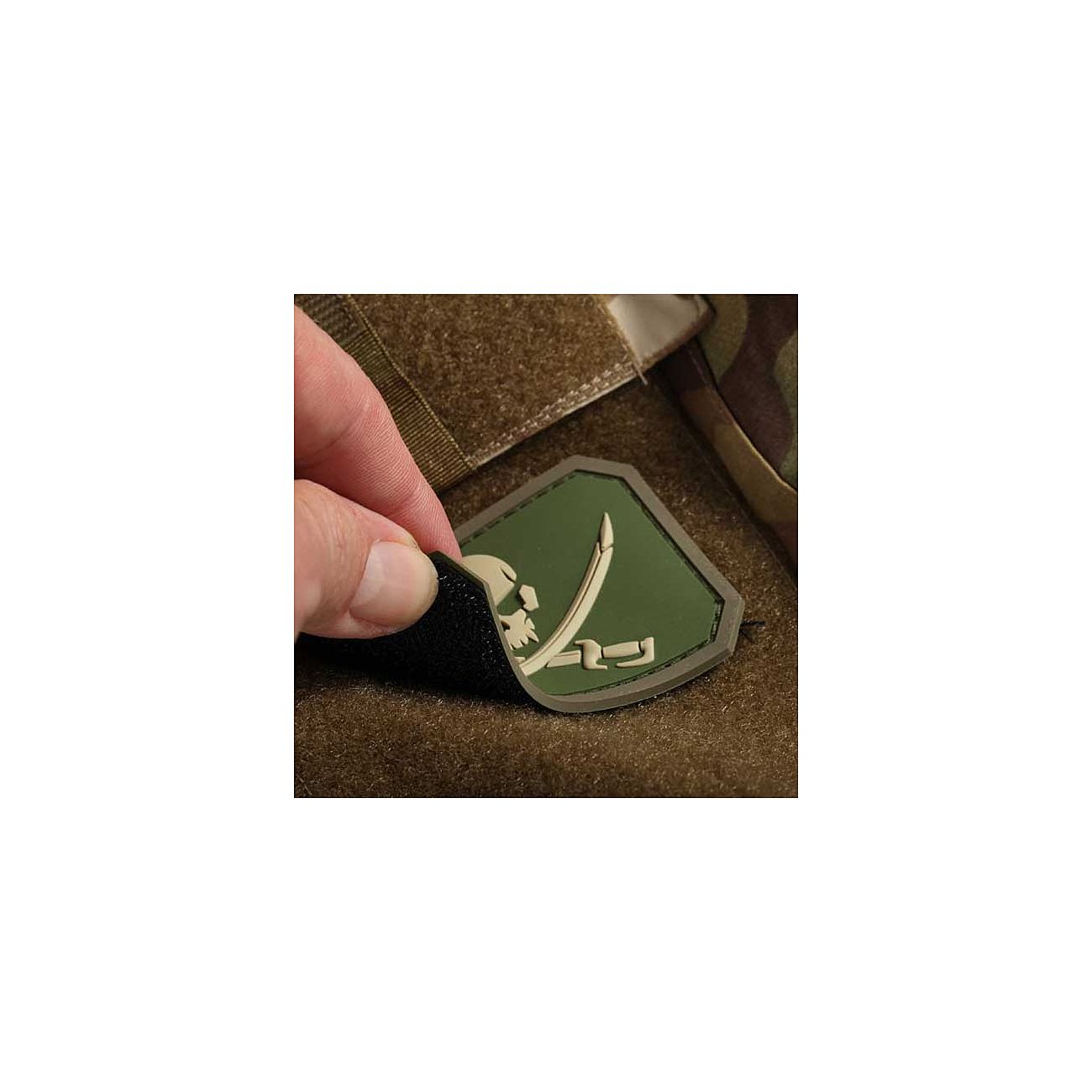 Mil-Spec Monkey 3D Rubber Patch mit Klettflche Pirate Skull multicam Bild 2
