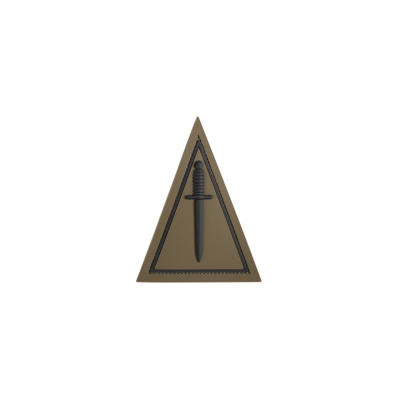 3D Rubber Patch mit Klettflche Jagdkommando oliv/schwarz