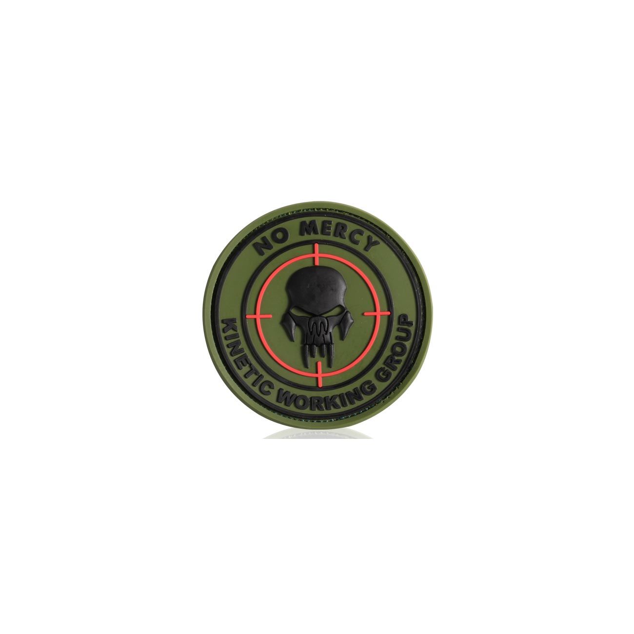 3D Rubber Patch mit Klettflche No mercy forest