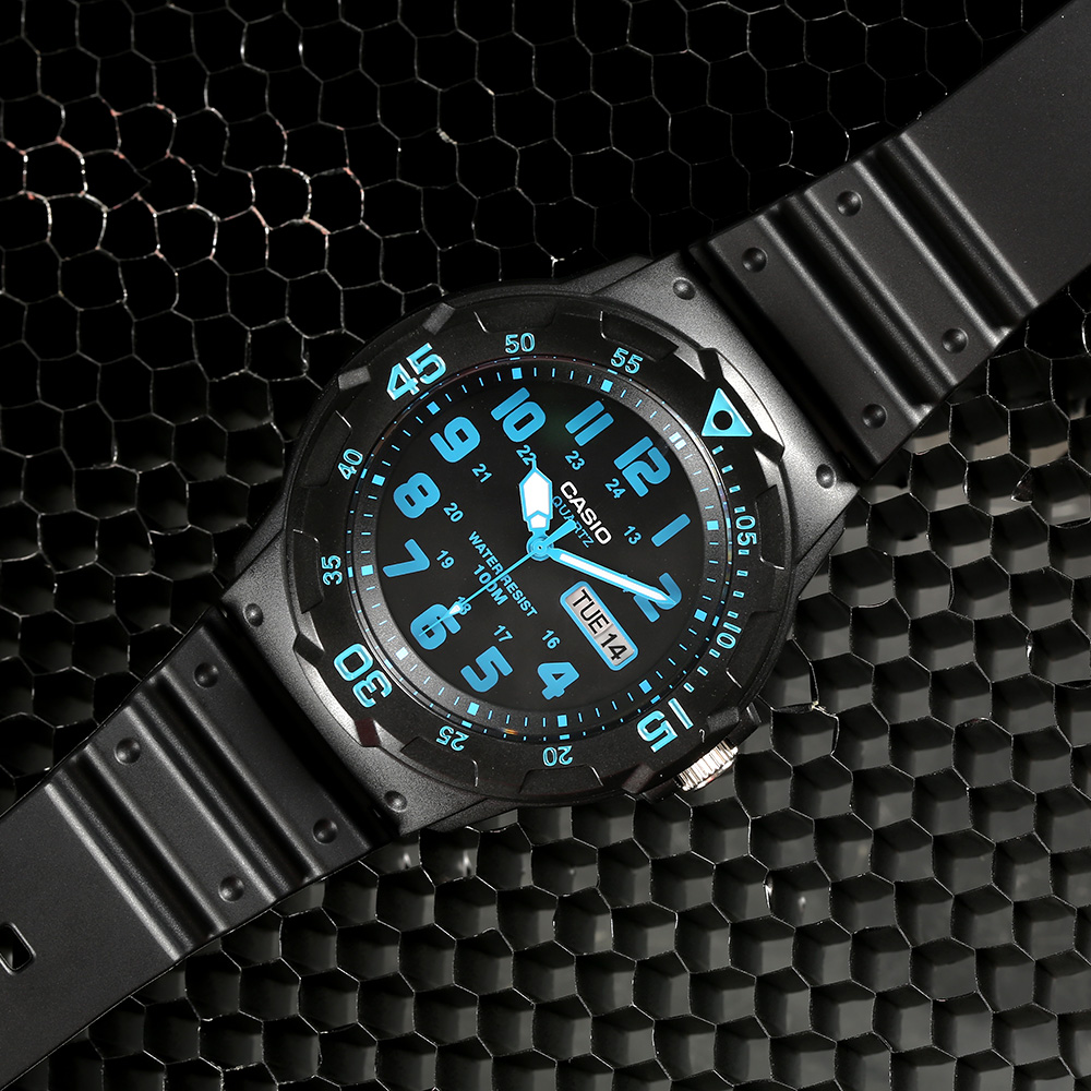 Casio Armbanduhr Collection MRW-200H-2BVEF schwarz blau Bild 1