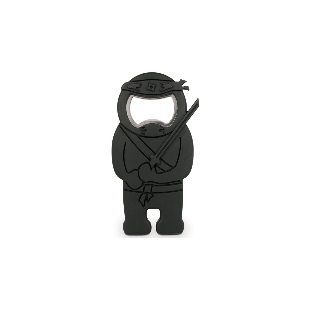Ninja Flaschenffner schwarz