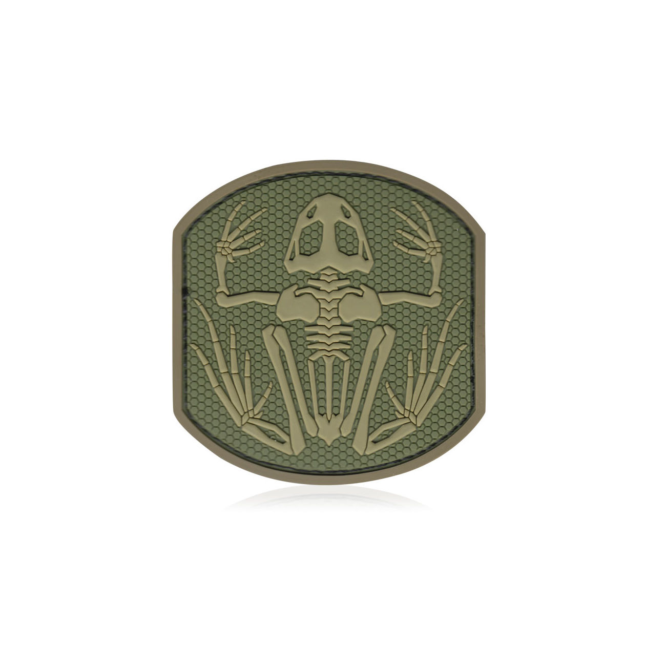 3D Rubber Patch Frog Skeleton multicam