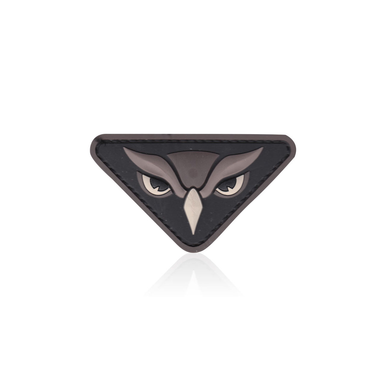 3D Rubber Patch mit Klettflche Owl Head swat