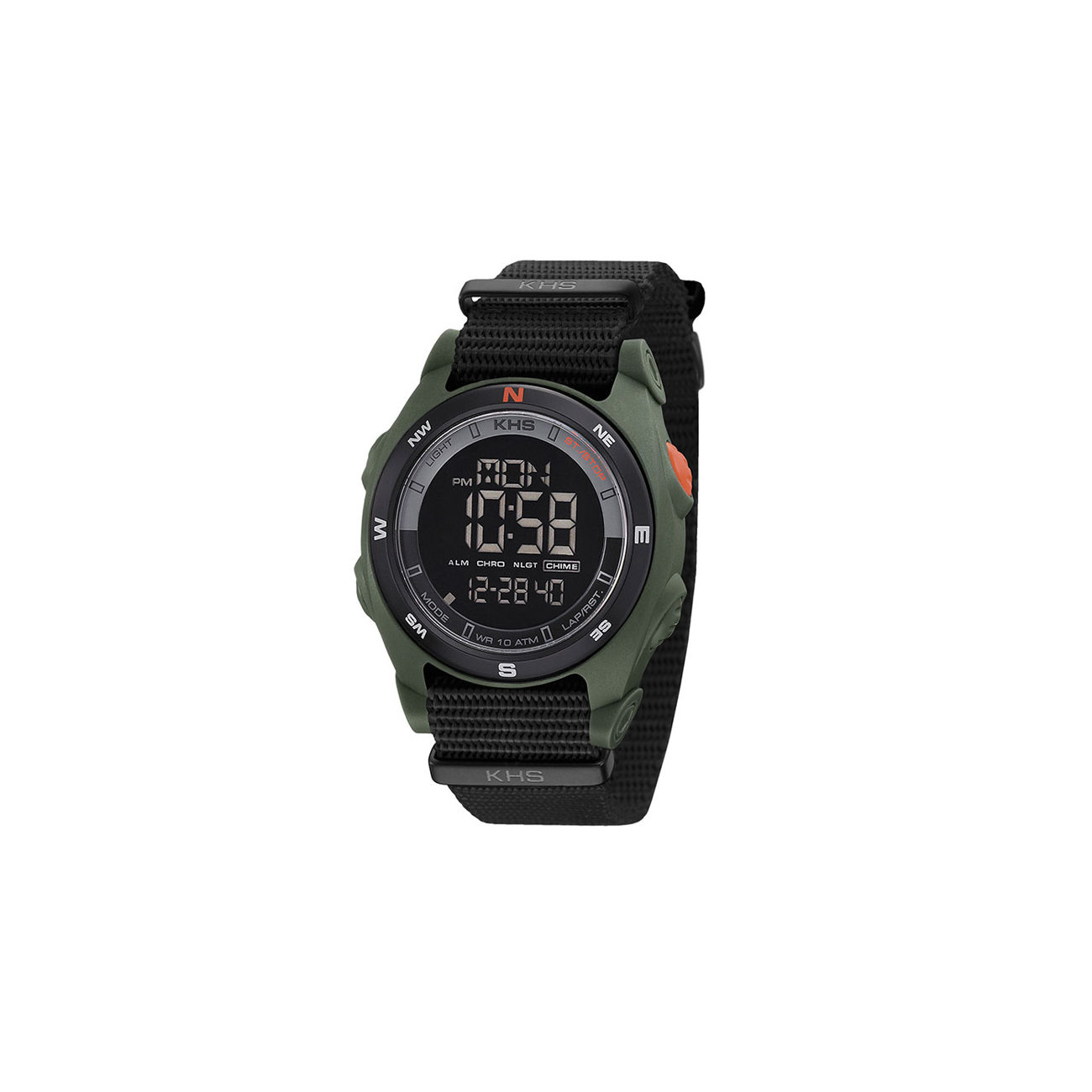 KHS Armbanduhr Sentinel DC oliv mit Natotextilband