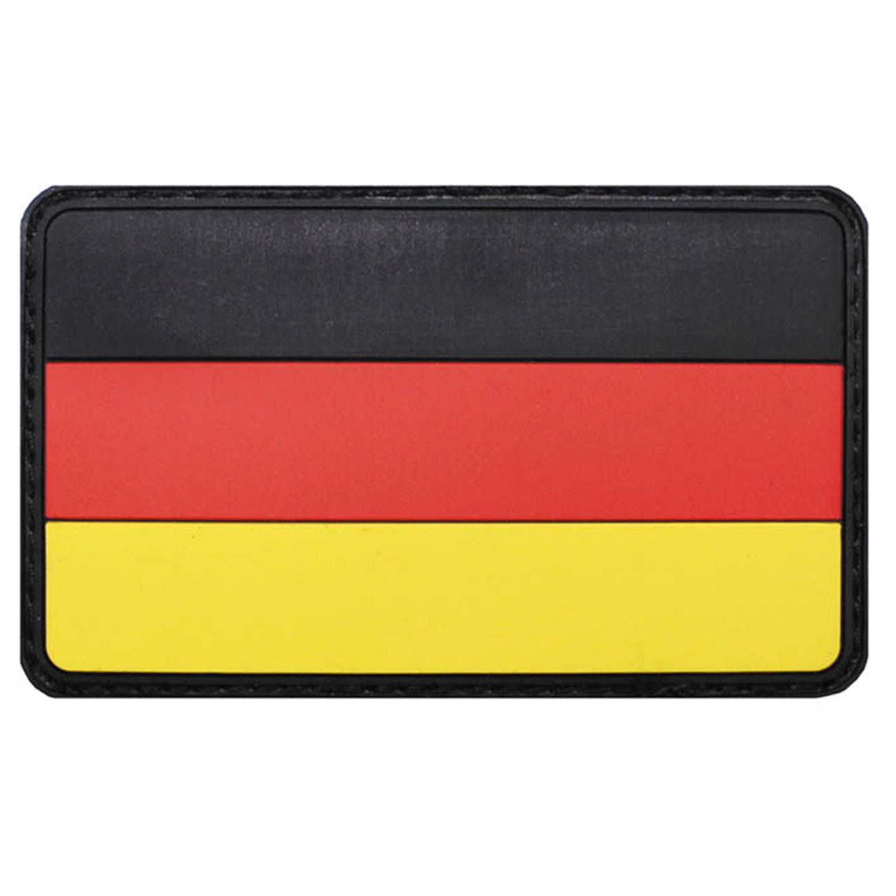3D Rubber Patch mit Klettflche Deutschland fullcolor