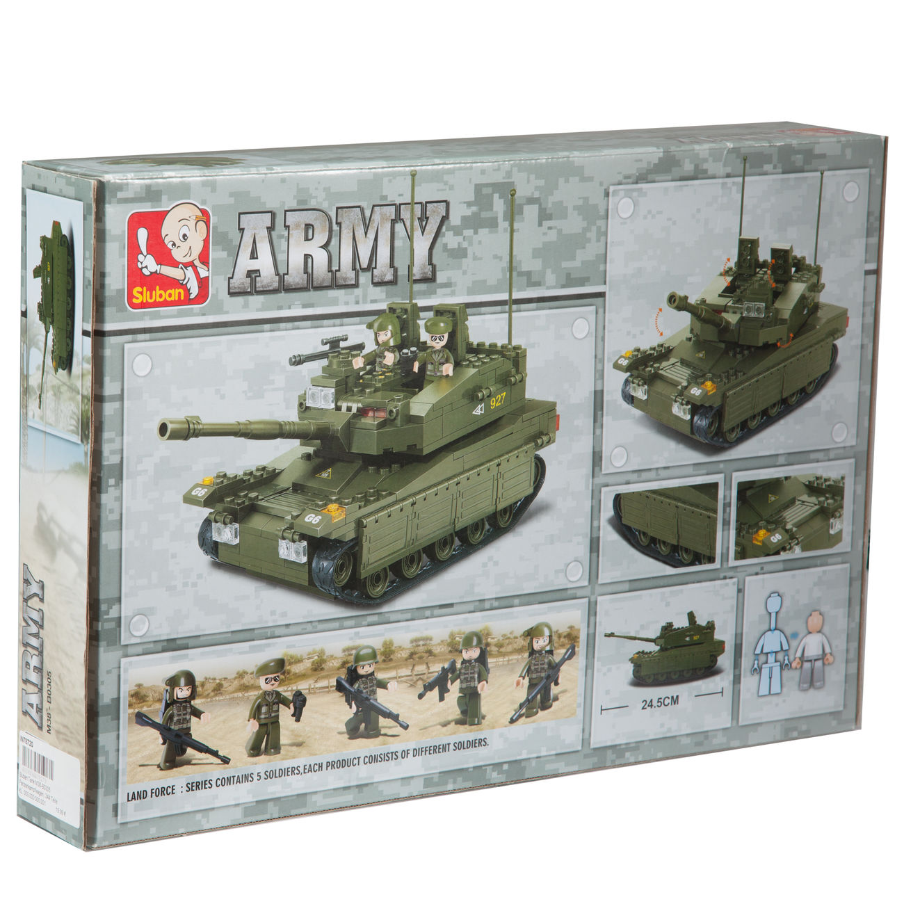 Sluban Panzerkampfwagen M38-B0305, 344 Bauteile Bild 1