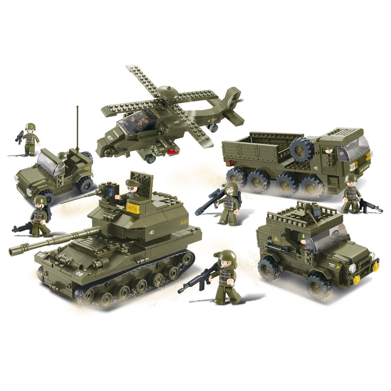 Sluban Armee Set I M38-B0311, 1001 Bauteile