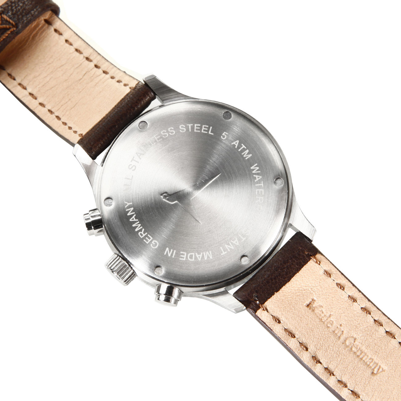 Messerschmitt ME-5030 Orologio Cronografo Beige | Pilota | 5 ATM | Garanzia 2 Anni
